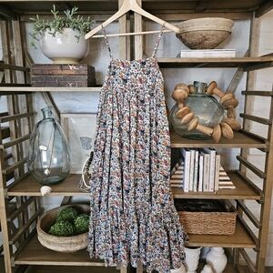 Natural Life Nina Floral Midi Dress NWOT XS Fall Floral